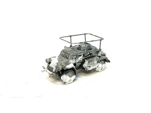 WINTER SD.KFZ 222/224 PANZERWAGEN DEUTSCH 28mm bemalt historisch WW2 BOLT ACTION - Bild 1 von 4