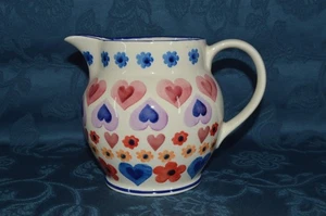 Emma Bridgewater - 1½ Pint Jug - Hearts and Flowers 2005 (#L1) - Picture 1 of 5