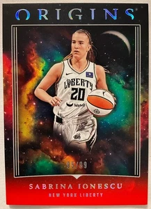 2024 Origins WNBA Red #43 Sabrina Ionescu New York Liberty 95/99 - Picture 1 of 2