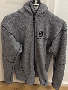 Haglöfs Jacke Sweatjacke Herren Helix Hoodie Funktionsjacke Hoodie Grau Größe M - Bild 1 von 4