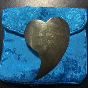 Vintage Leonore Doskow Sterling Silver Large Heart Brooch - Picture 1 of 5
