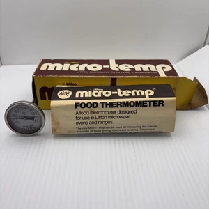 Vintage Litton Micro-Temp Mikrowelle Lebensmittel Thermometer OVP - Bild 1 von 4