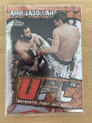 2010 Topps UFC Main Event - Fight Mat Relics Amir Sadollah #FMR-ASA Bronze... - Image 1 of 2