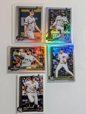 🔥New York Yankees 2025 Topps Actualización Rainbow Foil Fried - Jazz más con Arroz RC Foto 1 de 4