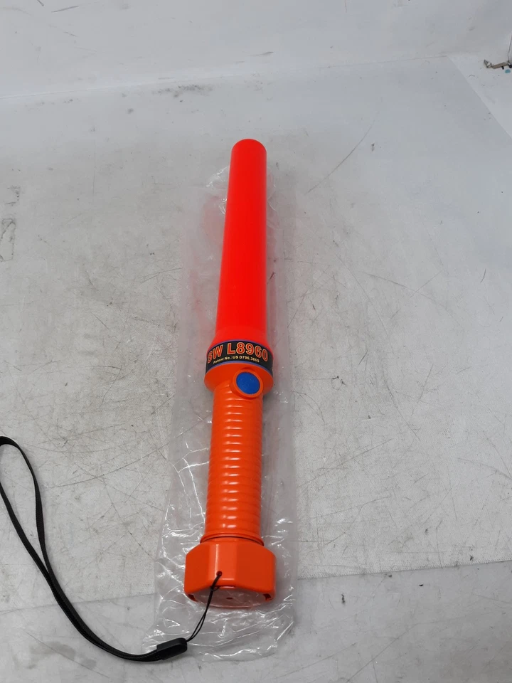 SW L8960 LED Traffic Wand Safety Baton Orange Blue Button - Image 1 of 4