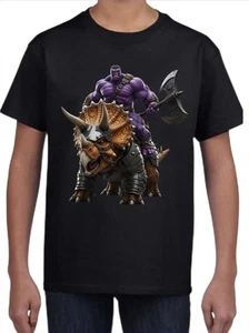The Hulk Youth Black T-Shirt - Picture 1 of 1