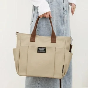 Borsa donna in tela, grande capacità tracolla tracolla pendolare borsetta - Foto 1 di 27