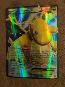 Dragonite EX (108 Full Art) 108/111 XY-Furious Fists Holo In Protective Sleeve - Picture 1 of 10