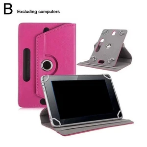 Universal Leather Case Cover Flip Stand Wallet For 7In S2G1 X7O6 Tablet Pad U8T7 - Picture 1 of 10