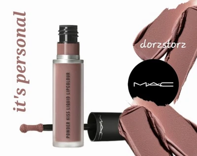 MAC Powder Kiss Liquid Lipcolour *IT'S PERSONAL* / .17 oz / New in box - Image 1 of 4