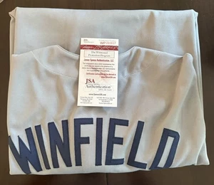 Dave Winfield Hand Signed New York Yankees Jersey JSA COA HOF - Picture 1 of 3