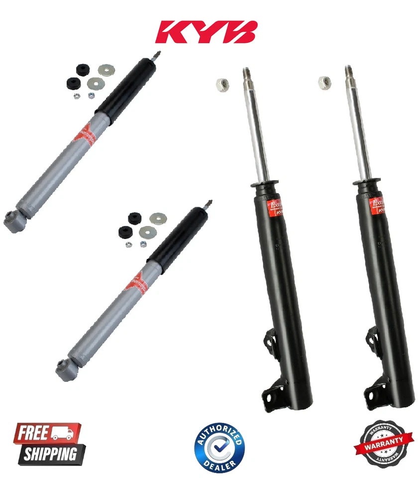 Apoio de suspensão dianteiro completo KYB e amortecedor traseiro-gás-a-apenas para Mercedes-Benz 190D 190E - Imagem 1 de 1