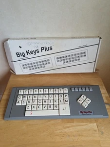 Big Keys Plus Clavier USB Ps2 Etc Vintage Testé Fonctionne En Boîte - Photo 1/24