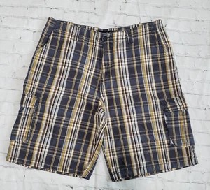 Men's Beverly Hills Polo Club Plaid Cargo Shorts SZ 38 - Picture 1 of 5
