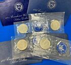 1971 - 1974 Eisenhower 40% Silver Bu Dollars - Blue Packs