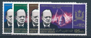 FEDERATION OF SOUTH ARABIA 1966 CHURCHILL COMMEMORATION SG19/22 MNH - Picture 1 of 1