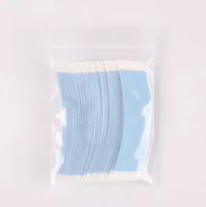 Lace Front Support Tape Adhesive Strips Wig Toupee Blue Liner C Contour 36pieces - Picture 1 of 5