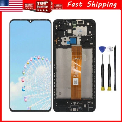 For Samsung A12S A127 6.5" LCD Display Touch Screen Digitizer Assembly Frame US - Image 1 of 4