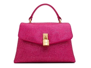 Ted Baker Poppy Mini Satchel Bag Hot Pink Crystal 13902296 NWT MSRP $210 - Picture 1 of 15