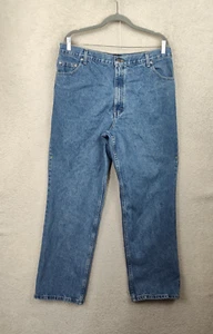 Sonoma Men Jeans 38x30 Blue 100% Cotton Straight Leg Classic Fit Denim Trousers - Picture 1 of 21