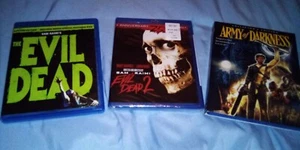 Blu-rays: Evil Dead (1981) Limited 2-Disc / Dead by Dawn / Army of Darkness - Picture 1 of 7