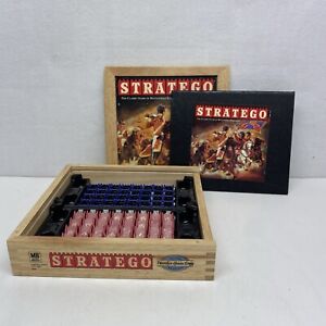 STRATEGO Board Game Nostalgia Series Wood Box Edition  Milton Bradley 2002 