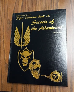 Rifts Secrets of the Atlante - Gold Edition Hardcover -- 1st Printing - 6 sig.s - Picture 1 of 3