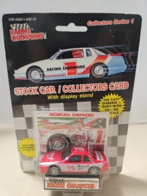 Coche Morgan Shepherd Racing Champions 1989 serie 1 #15 1/64 neumáticos de plástico  Foto 1 de 3