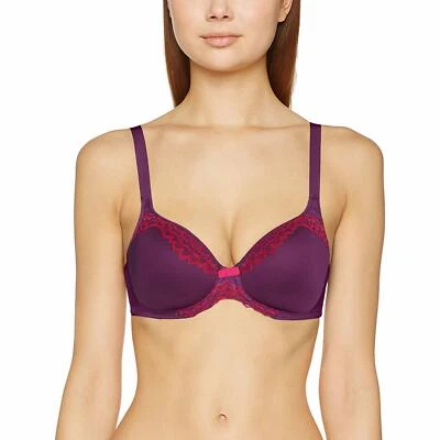 Sutiã Triumph PLUM PURPLE Beauty-Full Darling Coverage, EUA/Reino Unido 34D UE 75D - Imagem 1 de 2