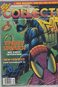Tuff Stuff COLLECT Magazine APRIL 1994 SEALED w PROMO CARDS COCA COLA SPIDERMAN - Picture 1 of 2
