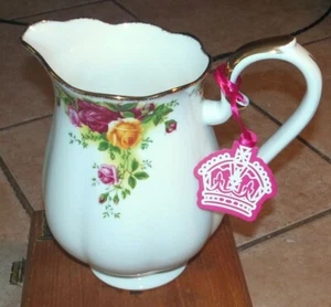 Royal Albert Old Country Roses Milk/Water Pitcher Holds 6 Cups Unused - Picture 1 of 4