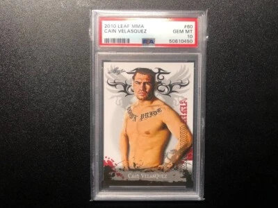 2010 Leaf MMA Cain Velasquez PSA 10 No. 60 - Image 1 of 2