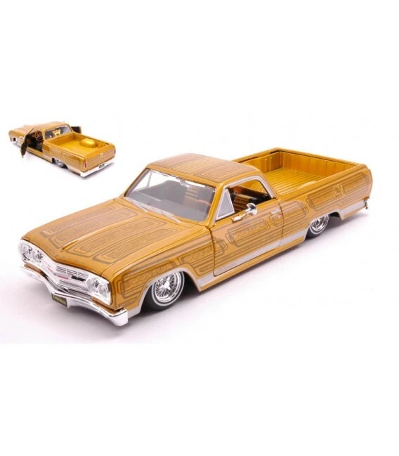CHEVROLET EL CAMINO LOWRIDER 1965 GOLD 1:25 - Immagine 1 di 1