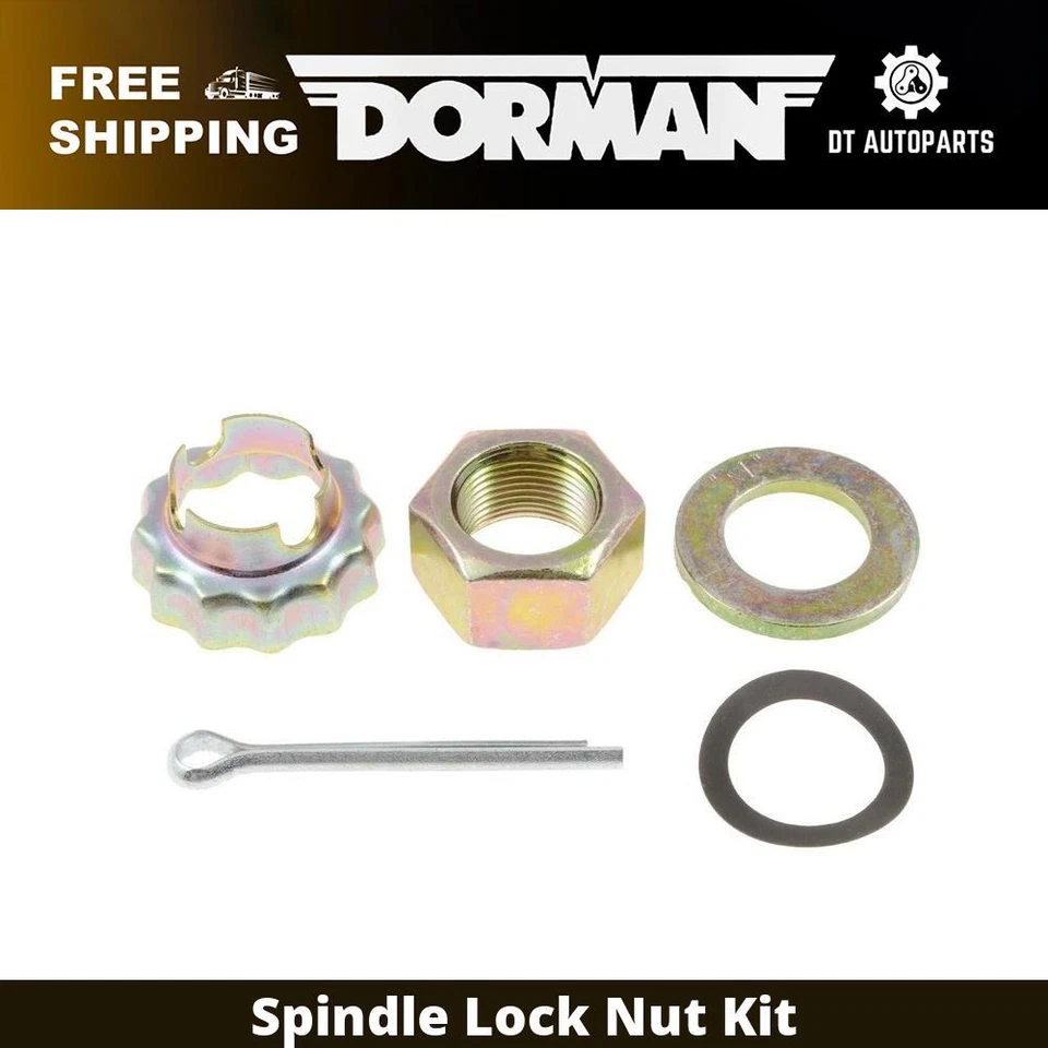 For 1983-1984 Chrysler E Class Dorman Spindle Lock Nut Kit Front - Image 1 of 4