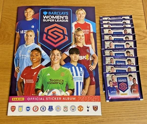 * Neu Damen Super League Panini 2024 Fußball Aufkleber Album + 10 neue Pakete * - Bild 1 von 7
