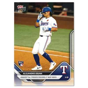 Tarjeta Alejandro Osuna RC Rangers 2025 MLB Topps AHORA 218 preventa - Imagen 1 de 2