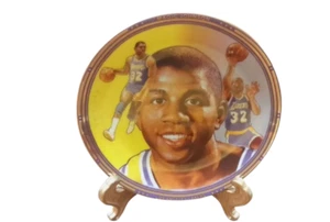 Superstar Magic Johnson LA Lakers NBA Basketball 4.5" Plate Limited Edition 1991 - Picture 1 of 12