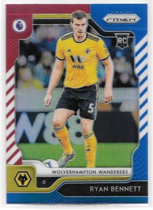 2019 Panini Prizm Ryan Bennett Red White & Blue #171 EPL Wolverhampton Wanderers