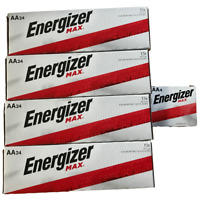 Energizer Max E91-VP AA Batteries 100 Pack - Bulk  New Exp.12/2030