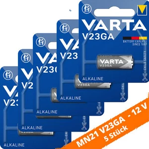 5 x Varta V23GA 12V Batterie Knopfzelle MN21 P23GA A23 23A LR23 LRV08 4223 - Bild 1 von 3