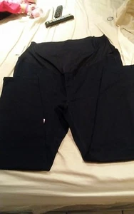 XL New! Maternity pregnant pants black jegging/leggings stretch Great Exp - Picture 1 of 1