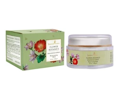 Shahnaz Husain Flower Botanics Hollyhock Saffron Mask 100 g - Image 1 of 3