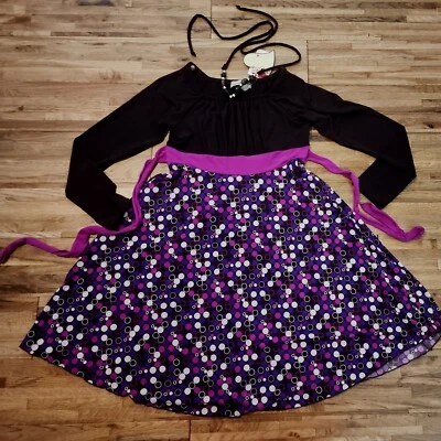 Nuevo con etiquetas niñas sin palabras talla 10 marrón lunares Foto 1 de 4