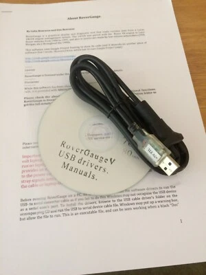 Rover Gauge diagnostic cable kit for 14CUX. Range Rover Classic, TVR Morgan. - Image 1 of 4