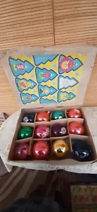 Christmas Glass Toys Vintage Soviet Ornament Decorations New Year USSR ORIGINAL. - Picture 1 of 12