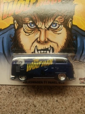 Autobús de panel Hot Wheels 2012 The Wolfman Volkswagen T1 como nuevo en tarjeta como nuevo nuevo  Foto 1 de 4