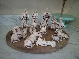 Hermoso Set Belén Cerámico 15 Piezas Excelente Estado  - Imagen 1 de 11