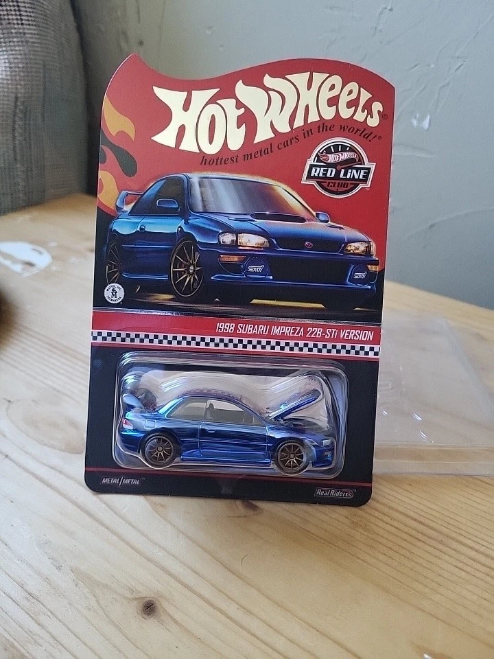 Subaru Impreza 1998 exclusivo de Hot Wheels RLC Red Line Club versión 22B-STi Foto 1 de 1
