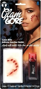Tinsley Transfers Medium Glam Gore 3D FX Transfer Kit - Love Bite, Latex Free - Picture 1 of 1