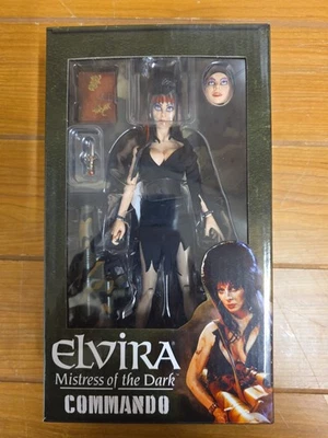 ELVIRA MISTRESS OF THE DARK COMMANDO Figure BRAND NEW IN BOX Free Shipping  - Image 1 of 2